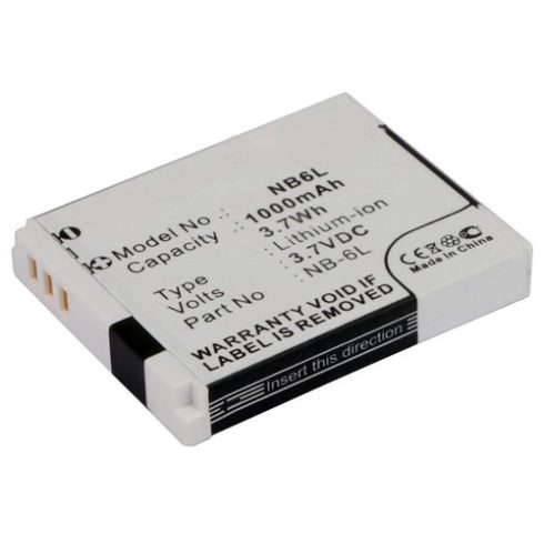 REALPOWER NB6LMX Canon 3.7V 1000mAh utángyártott akku Li-ion