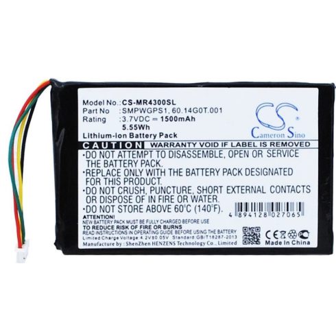 CAMERON SINO Magellan 3.7V 1500mAh utángyártott akku Li-ion
