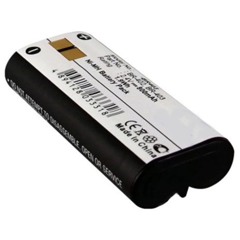 REALPOWER BR403 OLYMPUS 2.4V 800mAh utángyártott akku Ni-Mh