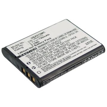   REALPOWER VBX070MC Panasonic 3.7V 740mAh utángyártott akku Li-ion