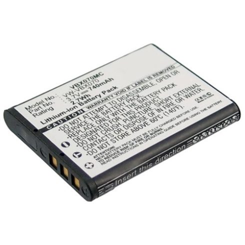 REALPOWER VBX070MC Panasonic 3.7V 740mAh utángyártott akku Li-ion