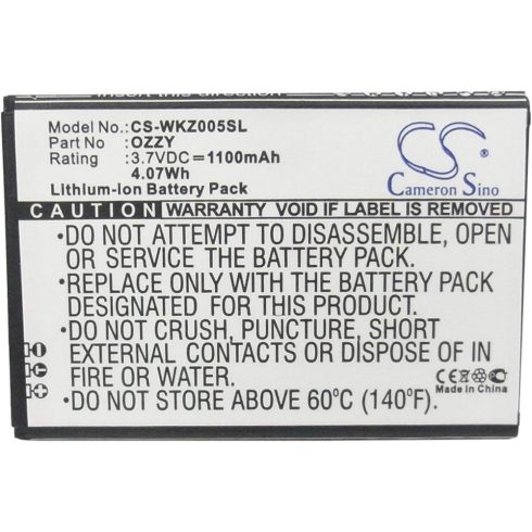 CAMERON SINO Wiko Ozzy utángyártott akkumulátor 1100mAh 3.7V