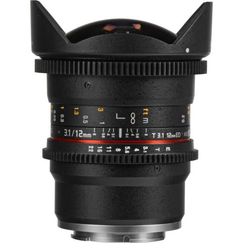 SAMYANG 12mm T3.1 VDSLR ED AS NCS Fish-eye (Sony E)