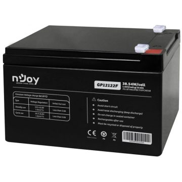   NJOY GP12122F Akkumulátor 12V/12Ah zárt gondozásmentes T2/F2