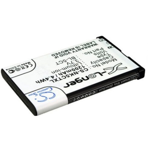 REALPOWER Nokia BL-5CT 3.7V 1200mAh utángyártott akku Li-ion