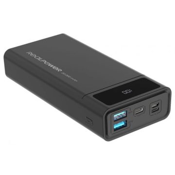 REALPOWER Powerbank PB-20k PD 20000mAh fekete