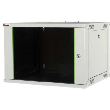   LANDE 19" 12U 540x600 szürke fali rack szekrény LN-EUBOX12U5460-LG-1