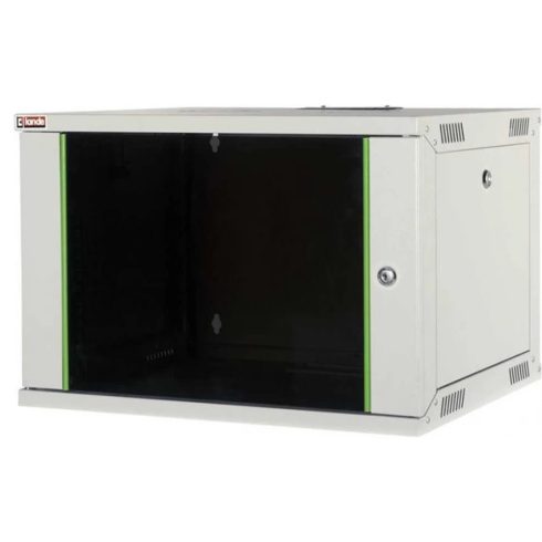 LANDE 19" 12U 540x600 szürke fali rack szekrény LN-EUBOX12U5460-LG-1