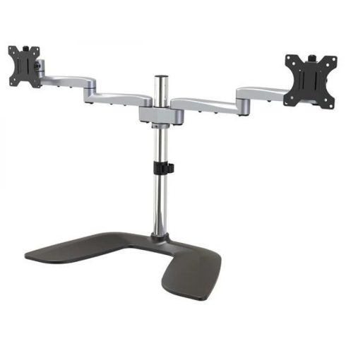 STARTECH Dual-Monitor Stand - Articulating - Steel and Aluminum