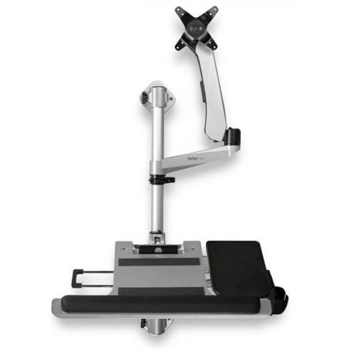 STARTECH Wall-Mounted Computer Workstation - Single Monitor - Premium