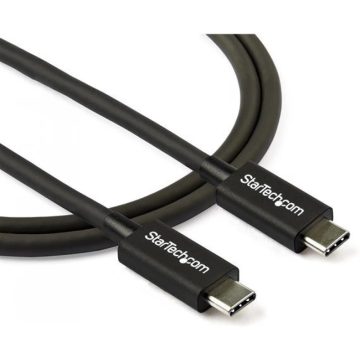 STARTECH Thunderbolt 3 Összekötő Fekete 80cm TBLT34MM80CM
