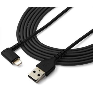   STARTECH USB Lightning Töltő/adatkábel Fekete 2m RUSBLTMM2MBR