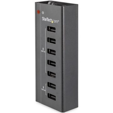   STARTECH 7-Port USB Charging Station with 5x 1A Ports and 2x 2A Ports