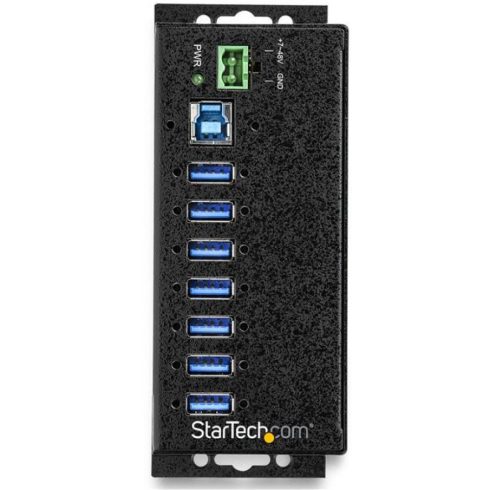 STARTECH 7 Port USB Hub with Power Adapter - Surge Protection