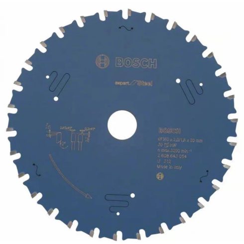 BOSCH Expert for Steel körfűrészlap 160mm