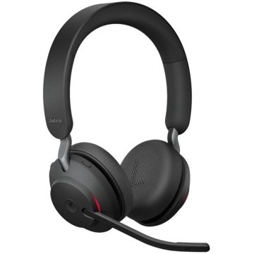 JABRA Evolve2 65 USB-C MS fekete