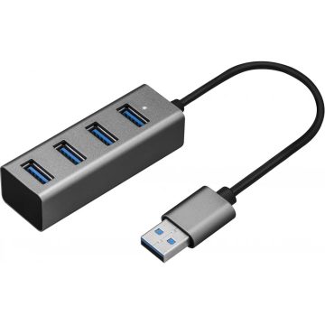 YENKEE YHB 4300 Alumínium elosztó 4 × USB 3.0