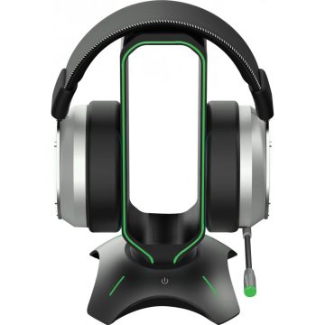   YENKEE YHB 3003 Tower Fejhallgató-állvány és USB-hub 2 az 1-ben fekete