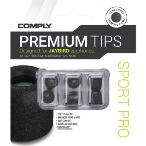 COMPLY Sport Pro univerzális memóriahab fülilleszték fekete
