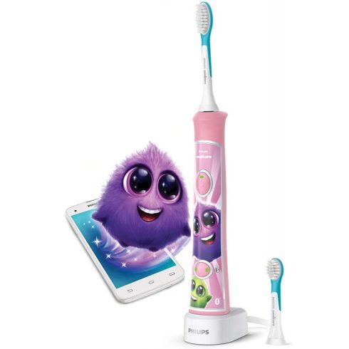 PHILIPS HX6352/42 Sonicare For Kids Szónikus elektromos fogkefe rózsaszín