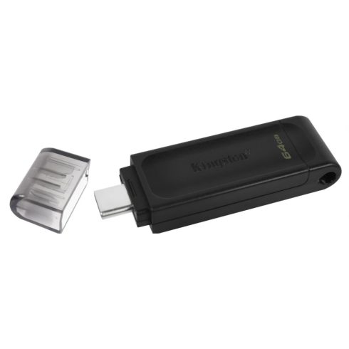 KINGSTON DataTraveler 70 64GB USB 3.0 Type C Fekete