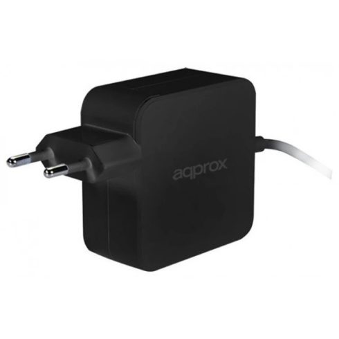 APPROX Hálózati töltő USB-C 1.1m kábel 45W fekete