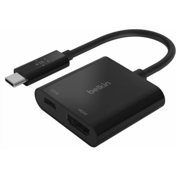   BELKIN USB 2.0 Type C HDMI Átalakító Fekete 15cm AVC002BTBK