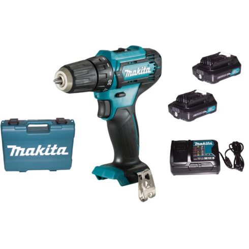 MAKITA DF333DSAE akkumulátoros fúró-csavarbehajtó + 2x2.0Ah akku