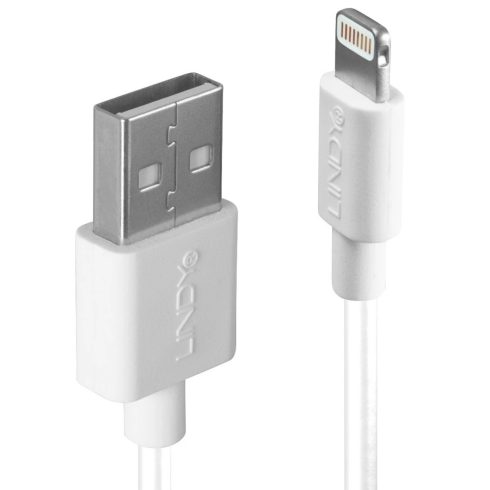 LINDY USB Lightning Töltő/adatkábel Fehér 2m 31327