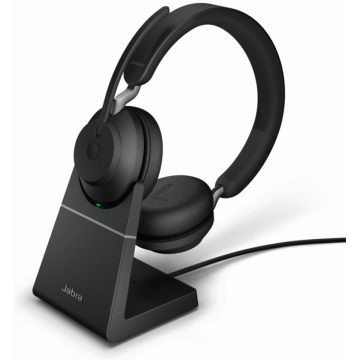 JABRA Evolve2 65 UC USB-A + Link380A fekete