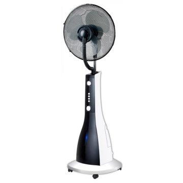 TOO MF-002W-MC Párásító álló ventilátor fekete-fehér