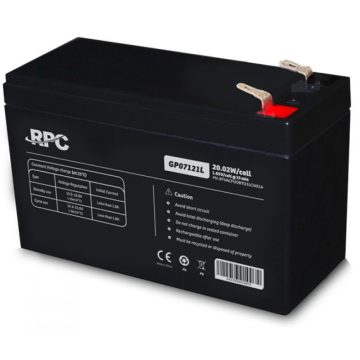 NJOY GP07121L 12V/7Ah T1/F1 zárt gondozás mentes AGM