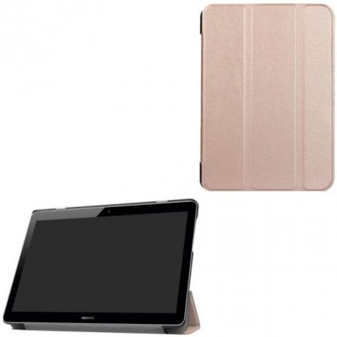 ZONE Huawei Mediapad T3 10.0 mappa tok Trifold vörösarany