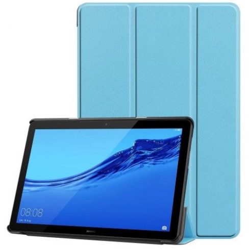ZONE Huawei Mediapad T5 10 (10.1) mappa tok Trifold világoskék