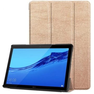   ZONE Huawei Mediapad T5 10 (10.1) mappa tok Trifold vörösarany