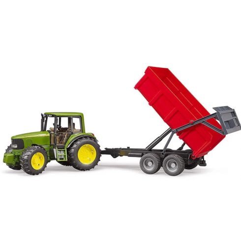 BRUDER John Deere 6920 traktor pótkocsival 02057