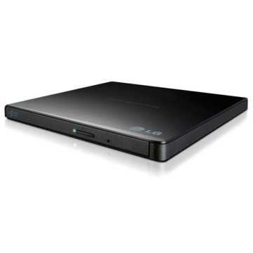   LG GP60NB60 Ultra-Slim Portable DVD Burner and Drive with M-DISC Support fekete