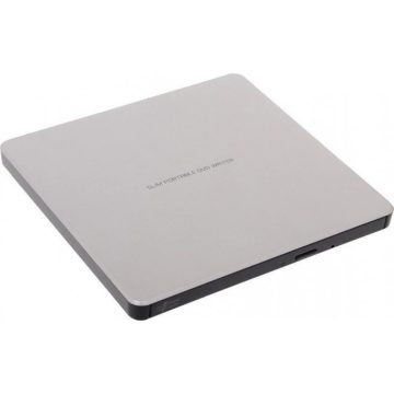  LG GP60NS60 Ultra-Slim Portable DVD Burner and Drive with M-DISC Support ezüst