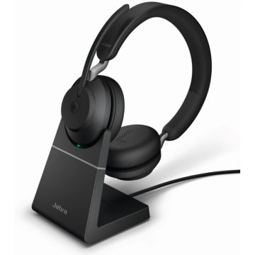 JABRA Evolve2 65 MS USB-C fekete