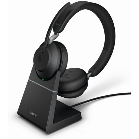 JABRA Evolve2 65 MS USB-C fekete