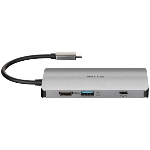 D-LINK 8-in-1 USB-C Hub with HDMI/Ethernet/Card Reader/Power Delivery