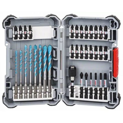 BOSCH Pick and Click MultiConstruction fúró- és Impact Control csavarbitkészlet 35 részes