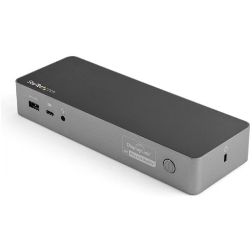 STARTECH USB-C and USB-A Dock - Hybrid Universal Laptop Docking Station with 100W Power Delivery