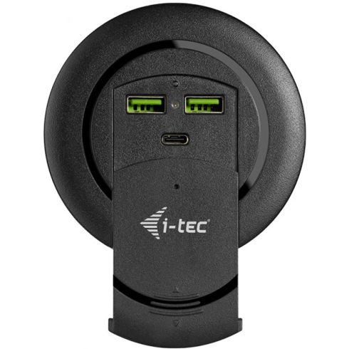 ITEC Asztali gyorstöltő 3xUSB QC 3.0 USB-C PD 3.0 96W fekete