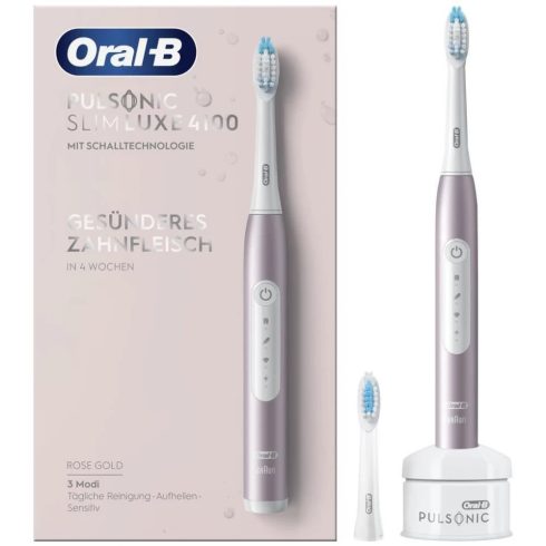 ORAL-B Slim Luxe 4100 Elektromos fogkefe rózsaszínarany
