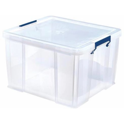 FELLOWES Műanyag tároló doboz átlátszó 48 liter ProStore