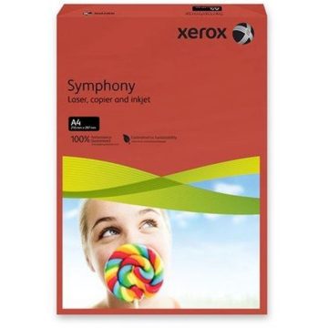 XEROX A4/80 g Symphony másolópapír intenzív vörös