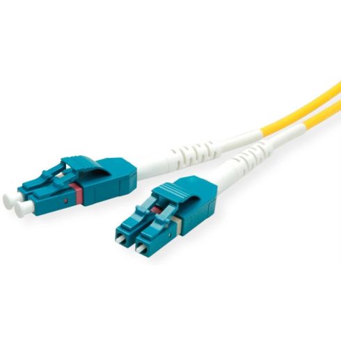 ROLINE Fiber Optic LC Összekötő Sárga 50cm 21.15.8780-10