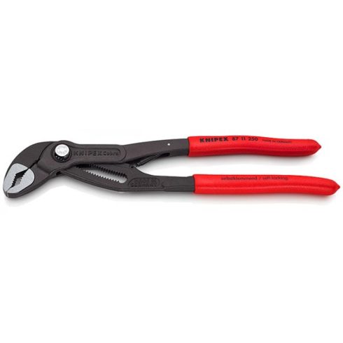 KNIPEX 8711 250 vízpumpafogó nyomógombos Cobramatic 250 mm