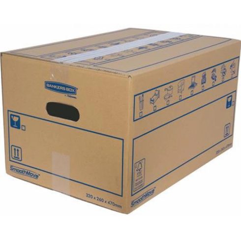FELLOWES Költöztető doboz 32x26x47 cm SmoothMove Everyday